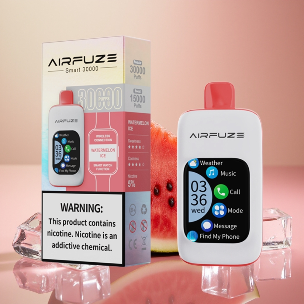 AirFuze Smart 30000 Puds Disposable Pod Vandmelon Is 5% 900mAh Type-C