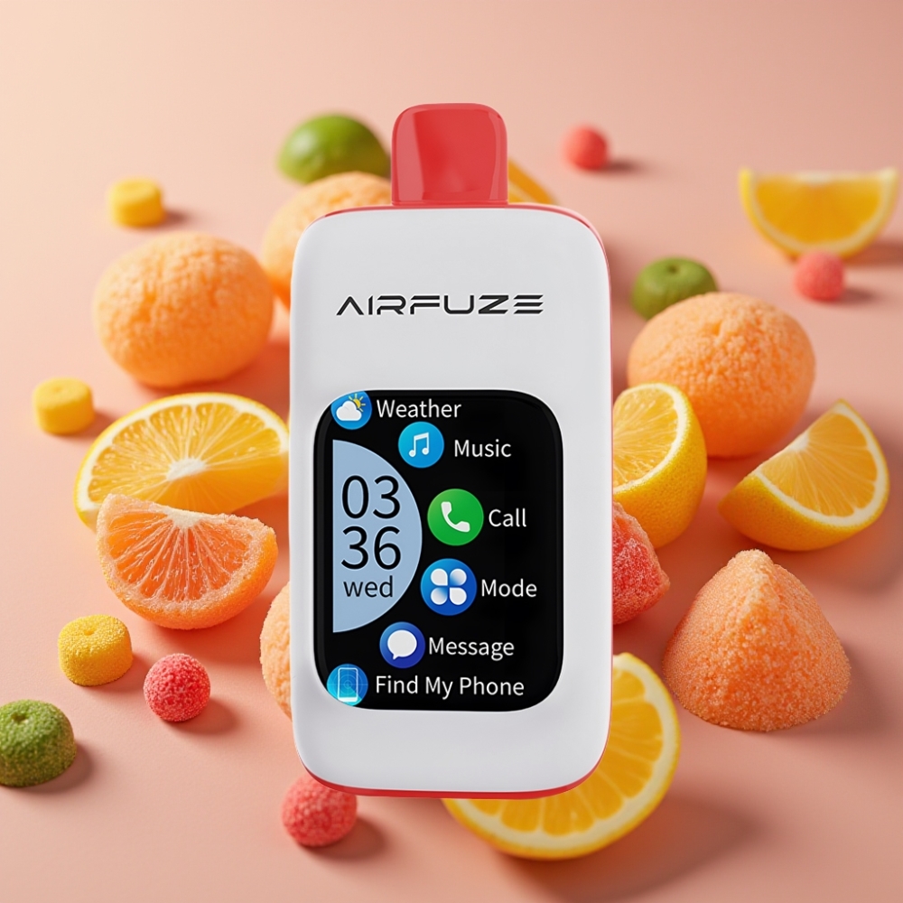 AirFuze Smart 30000 Puffs Disposable Pod Sur Gummy Slik 5% 900mAh Type-C