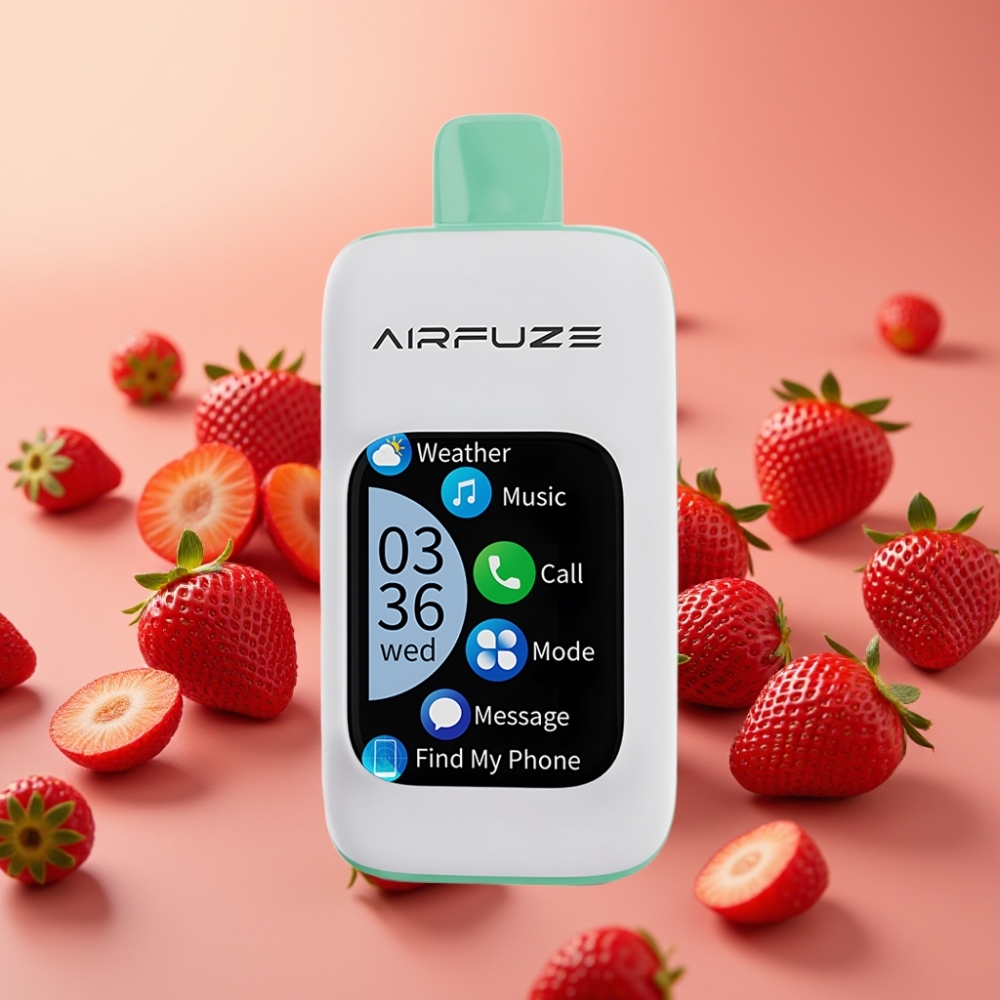 AirFuze Smart 30000 Puffs Touch Skærm Jordbær Sommer