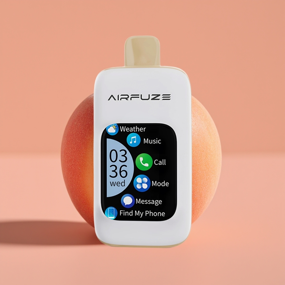 AirFuze Smart Pro 40000 Puffs 20ML 900mAh Juicy Peach (Saftig Fersken) Smart Mode