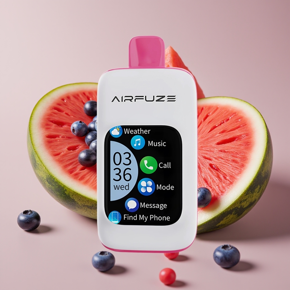 AirFuze Smart Pro 40000 Puffs 20ml Bluetooth Blåbær Vandmelon