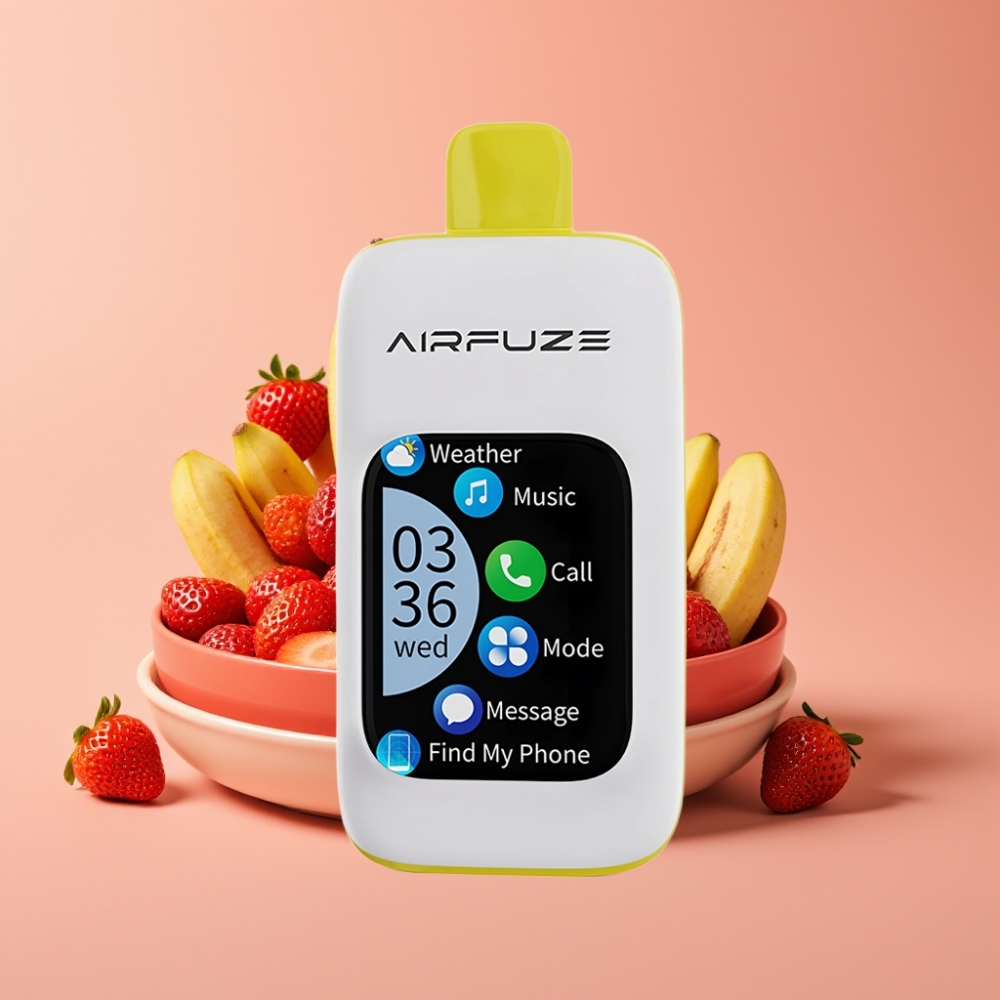 AirFuze Smart Pro 40000 Puffs opladbar 900mAh 20ml Jordbær Banan