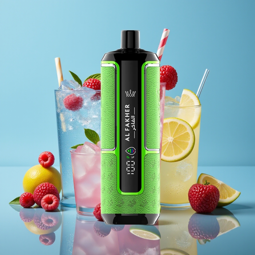Al Fakher Crown Bar 15K Hypermax Bærblå Citronvand Disposable Vape Kit 22ml 600mAh