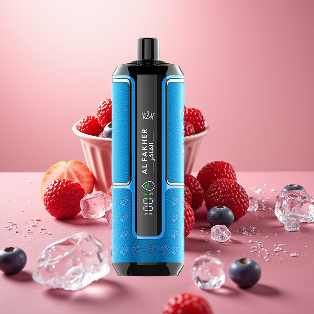 Al Fakher Crown Bar 15K Hypermax Engangs Vape Kit 22ml Bær Is 15.000 Puf