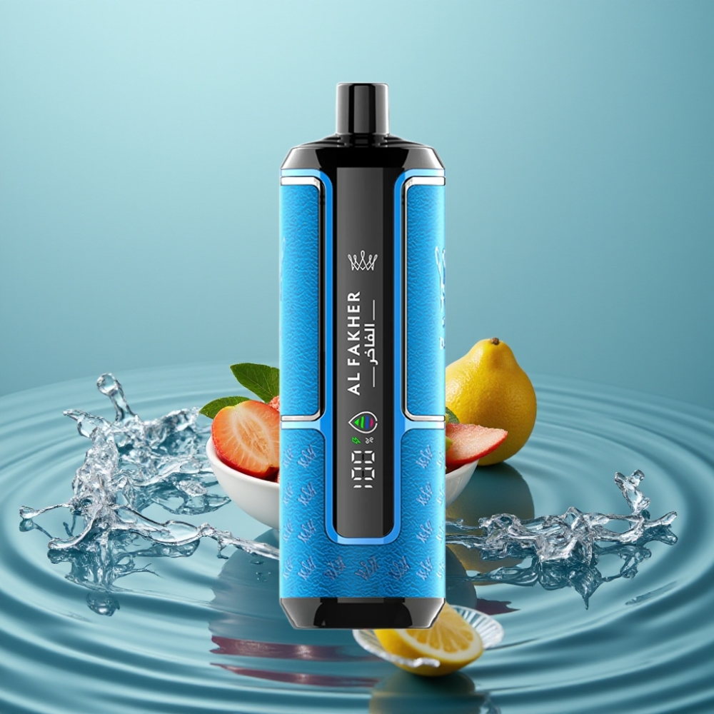 Al Fakher Crown Bar 15K Hypermax Engangs Vape Kit - Blå Hav, 22ml, 600mAh