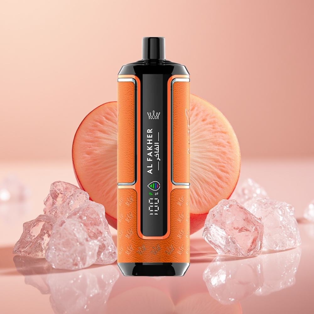 Al Fakher Crown Bar 15K Hypermax Engangs Vape Kit Fersken Is | 22ml | 600mAh | Type-C