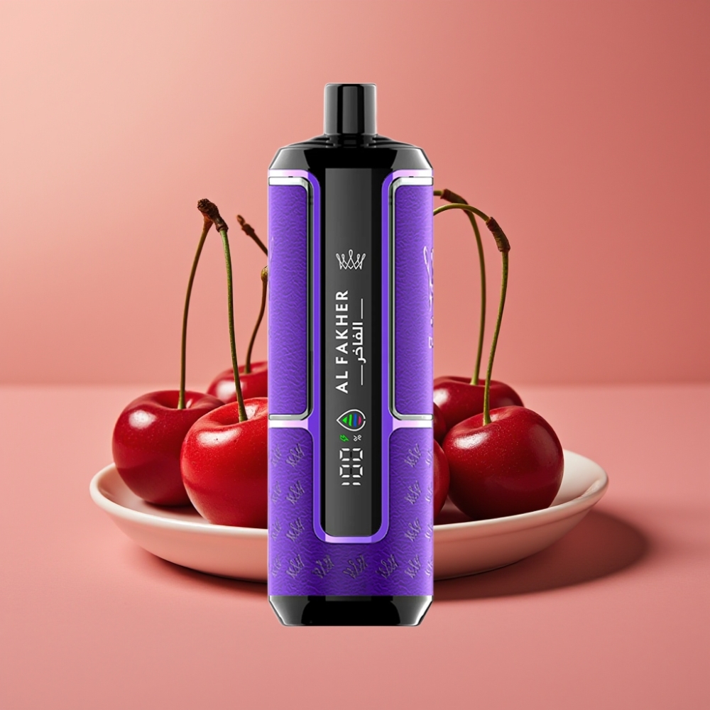 Al Fakher Crown Bar 15K Hypermax Engangs Vape Kit - Kirsebær Fiesta - 22ml - 600mAh