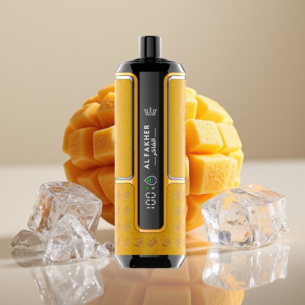 Al Fakher Crown Bar 15K Hypermax Engangs Vape Kit Mango Is - 22ml, 600mAh, Type-C