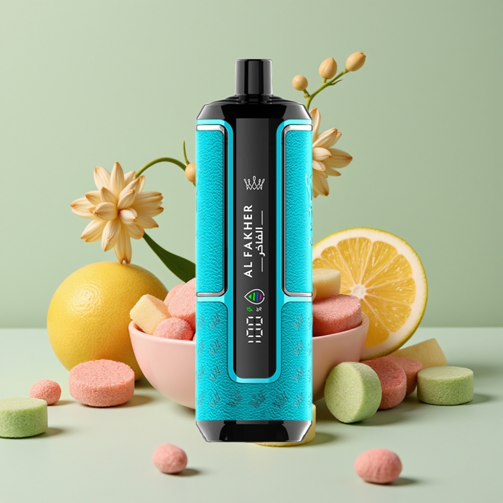 Al Fakher Crown Bar 15K Hypermax Engangs Vape Kit med Tyggemint – 22ml – 600mAh – Type-C