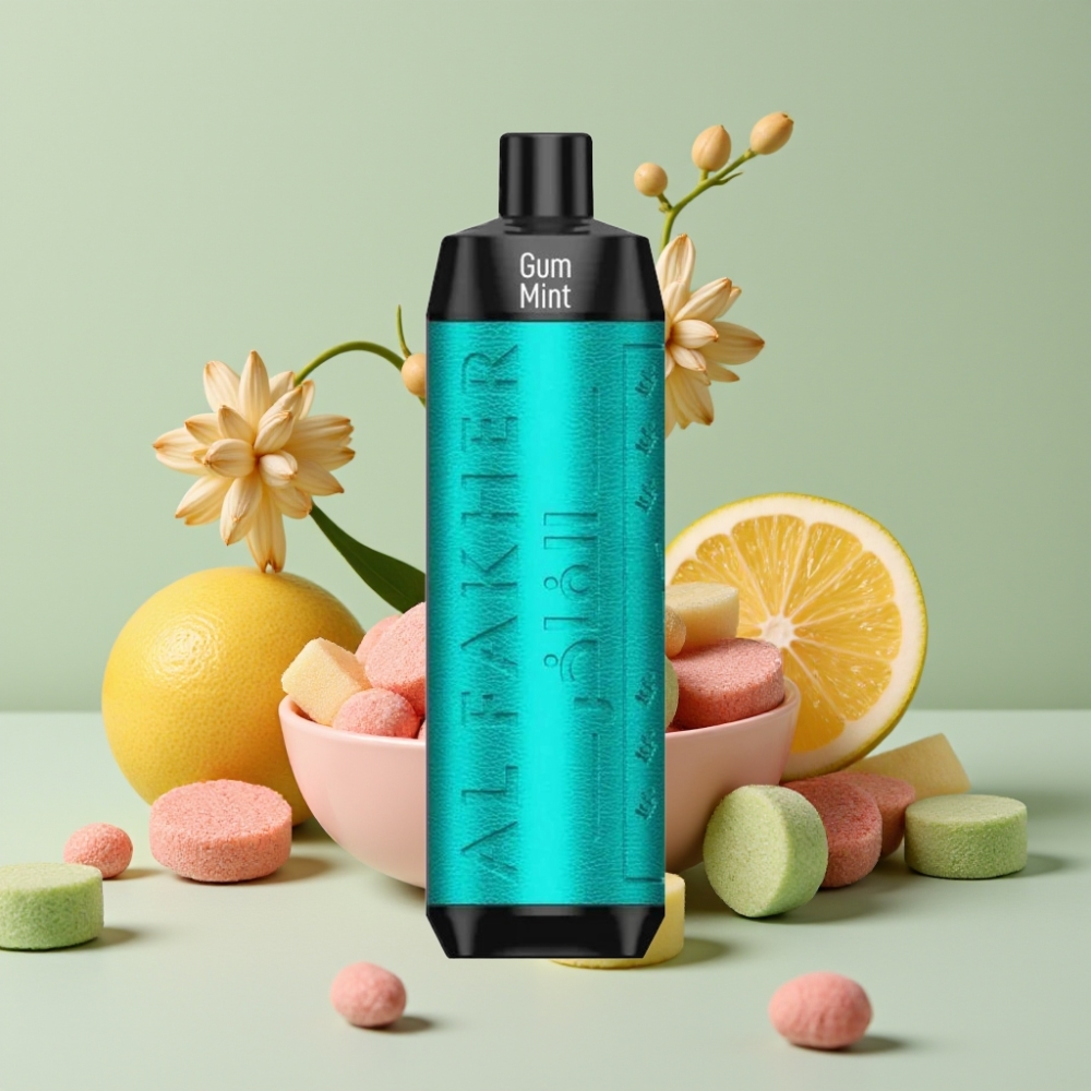 Al Fakher Crown Bar 8000 Crystal Disposable Vape 600mAh 18ml Tyggegær Mint
