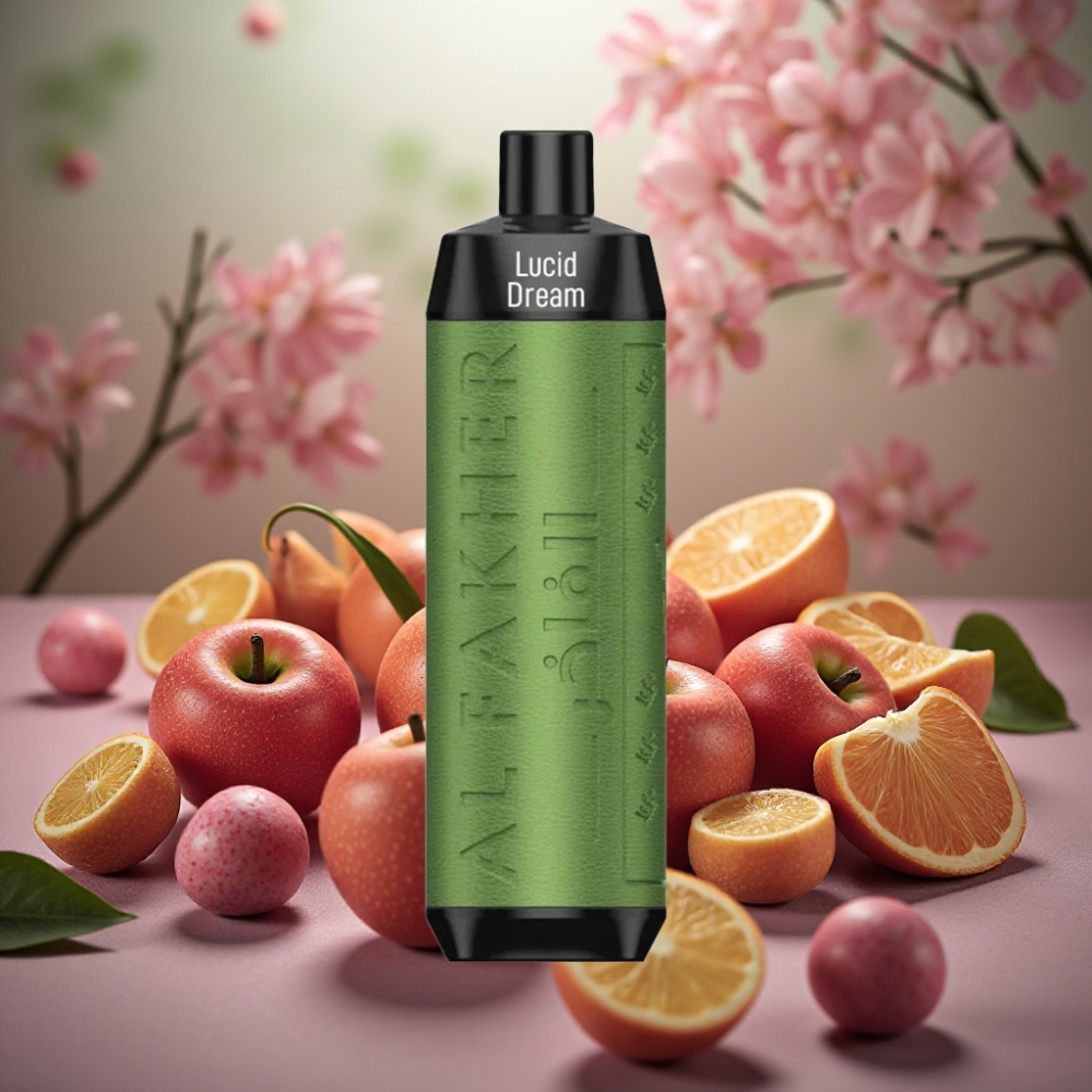 Al Fakher Crown Bar 8000 Crystal Engangs Vape – 18ml e-Væske – 5mg Nikotin – Klar Drøm