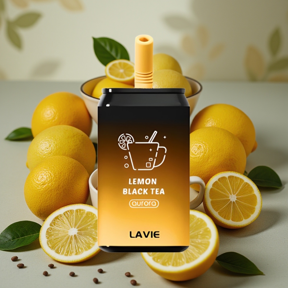 LAVIE Aurora 11000 Puffs Citronsort Te 22ML 5% Type C