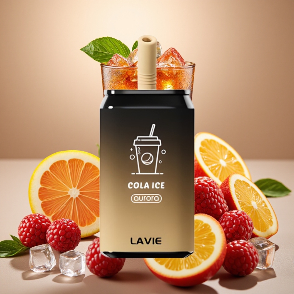 LAVIE Aurora 11000 Puffs Cola Is 22ML 5% Nikotin Type C Opladning
