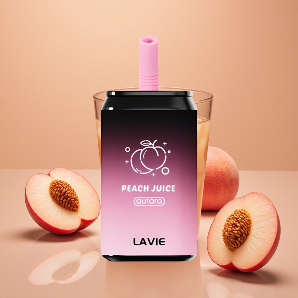 LAVIE Aurora 11000 Puffs Fersken Juice Type C Opladbar 22ML