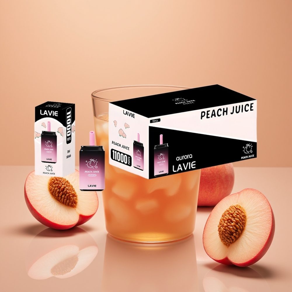 LAVIE Aurora 11000 Puffs Fersken Juice Type C Opladbar 22ML