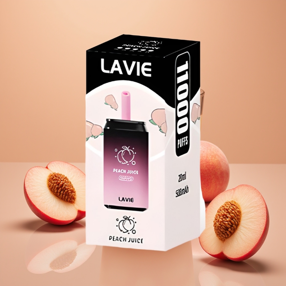 LAVIE Aurora 11000 Puffs Fersken Juice Type C Opladbar 22ML