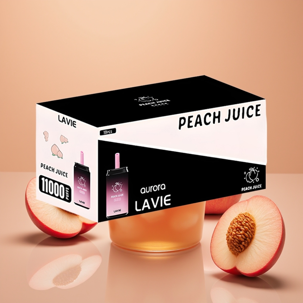 LAVIE Aurora 11000 Puffs Fersken Juice Type C Opladbar 22ML
