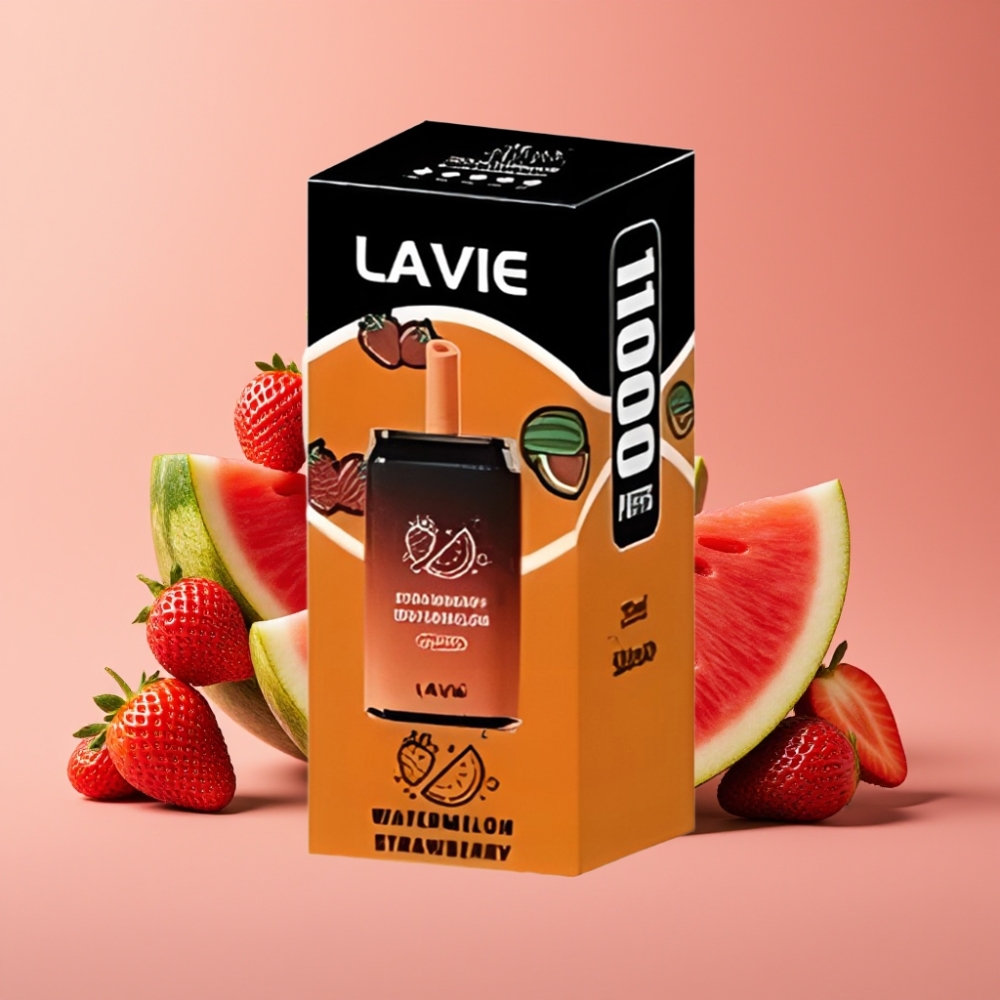 LAVIE Aurora 11000 Puffs Jordbær Vandmelon Type C Genopladelig
