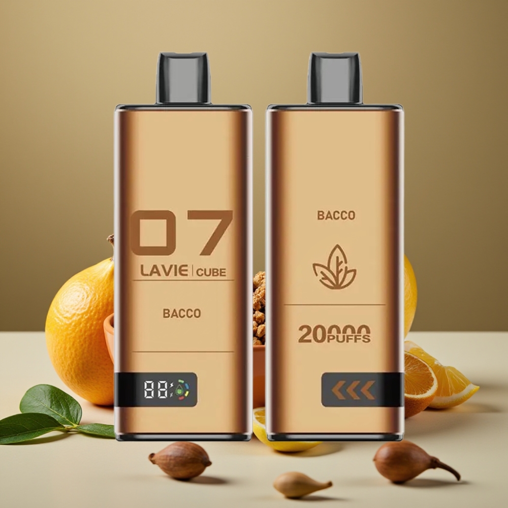 Lavie Cube 20000 Puffs Engangs Ecigaret Bacco Salt Nicotine Type C