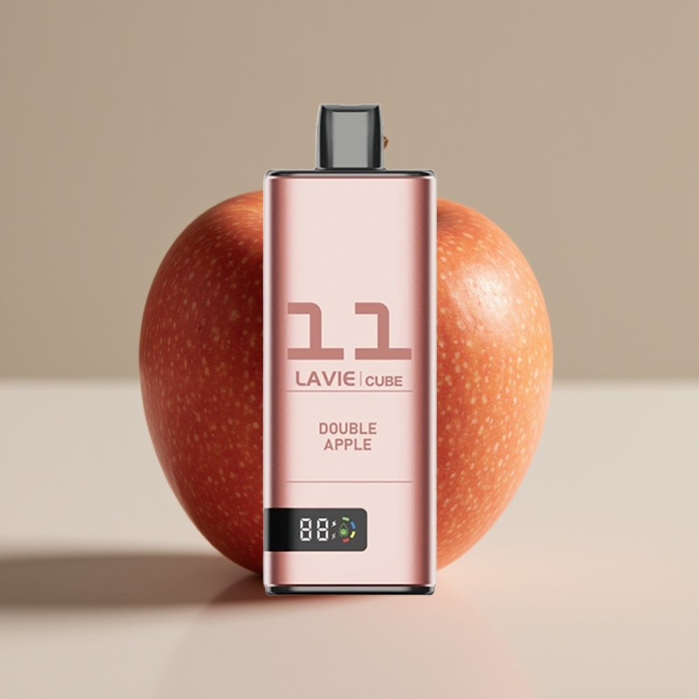 Lavie Cube 20000 Puffs Engangs Vape Dobbelt Æble 28ML Type C