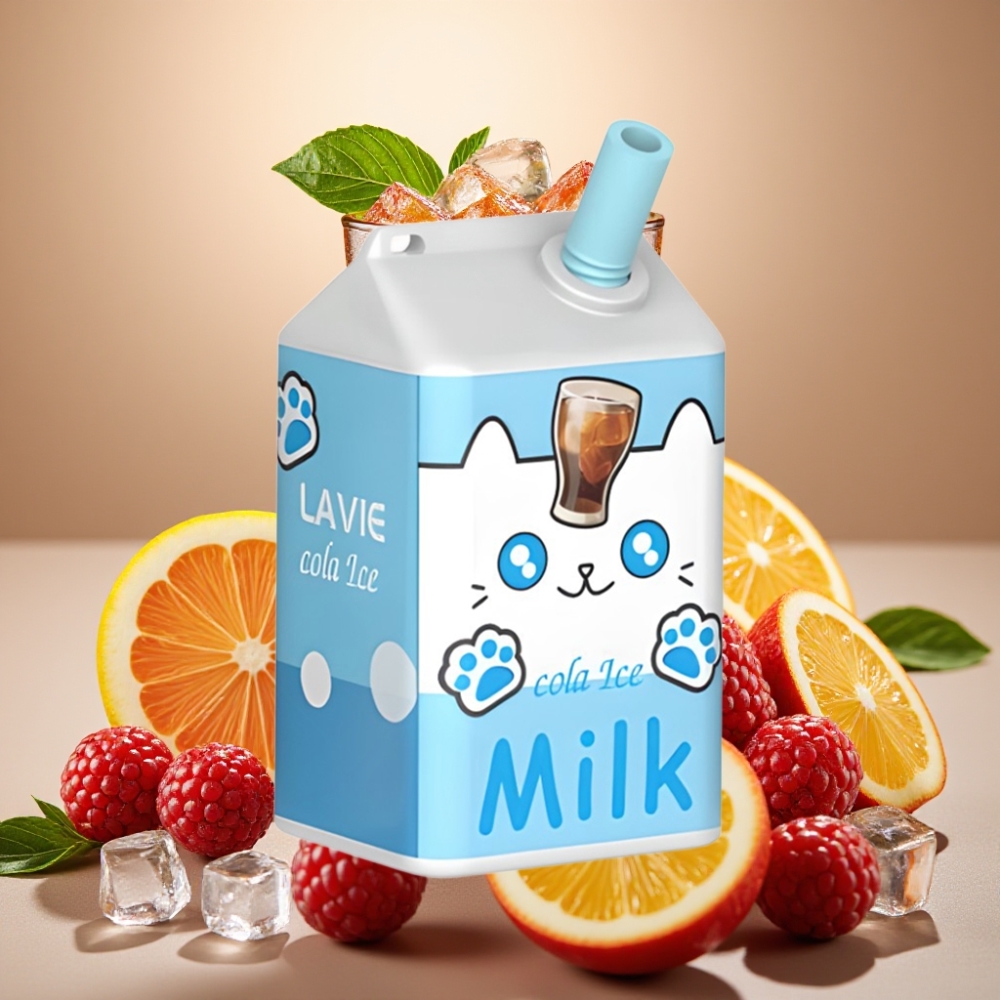 LAVIE Milk 7000 Puffs 16ML 5% Nikotin Type-C Opladningsbar