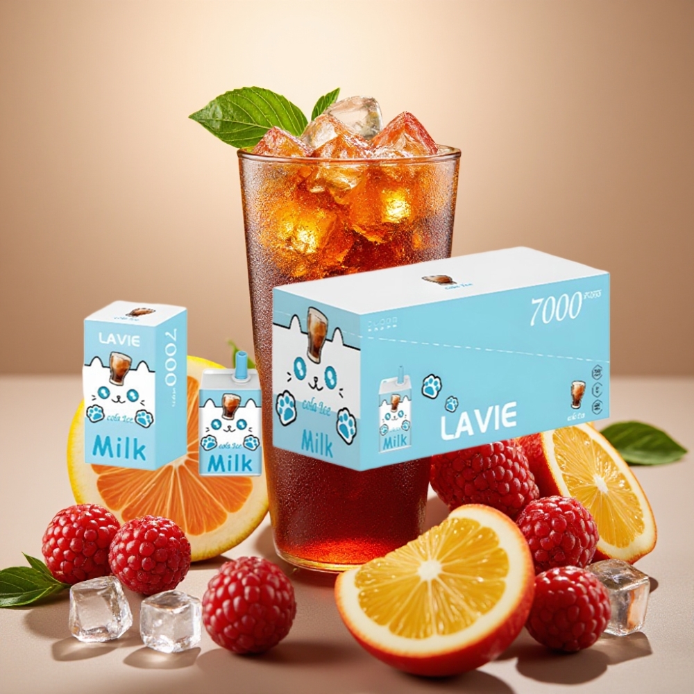 LAVIE Milk 7000 Puffs 16ML 5% Nikotin Type-C Opladningsbar
