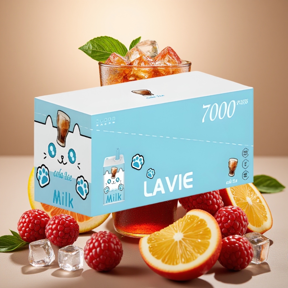 LAVIE Milk 7000 Puffs 16ML 5% Nikotin Type-C Opladningsbar
