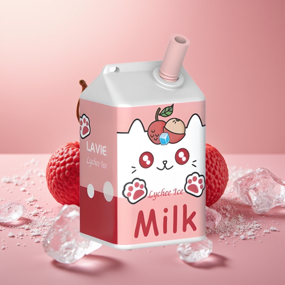 LAVIE Milk 7000 Puffs 16ML Litchi Is Type C Opladning