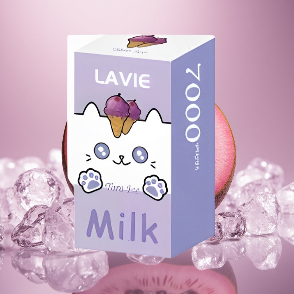 LAVIE Milk 7000 Puffs 16ML Taro Is Disposable Vape vape distributor in Denmark