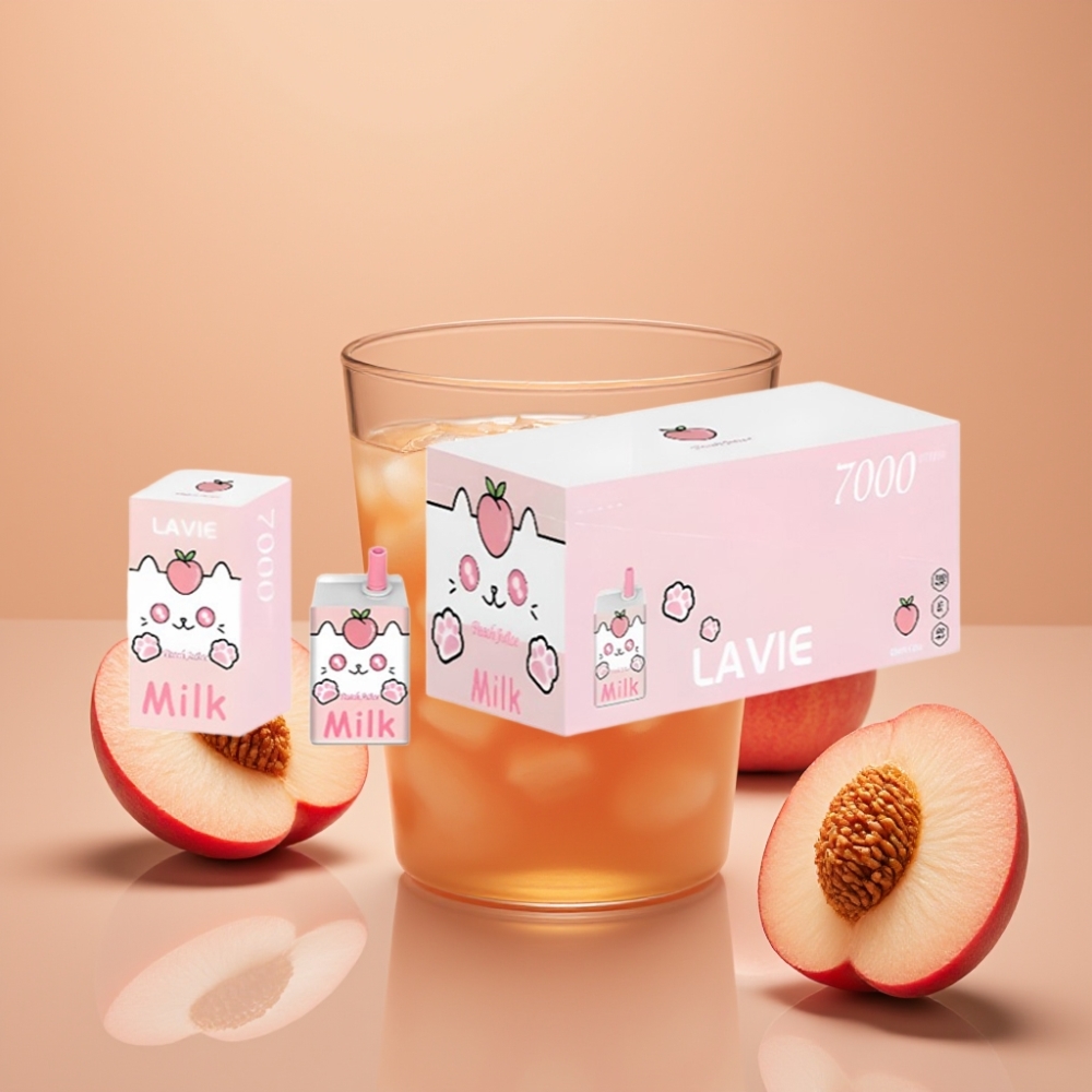 LAVIE Milk 7000 Puffs Ferskenjuice 16ML 5% Nikotin Type C