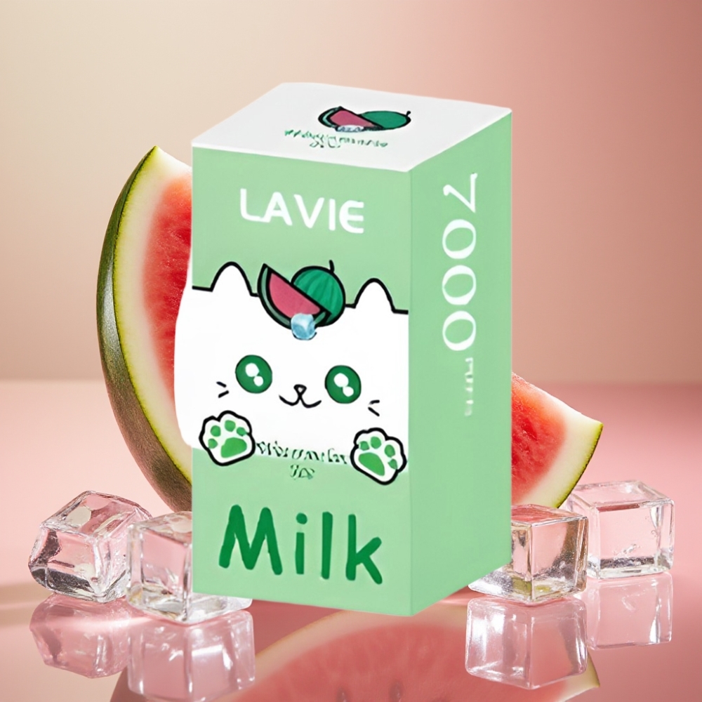 LAVIE Milk 7000 Puffs Vandmelon Is 16ML 5% Nikotin Type C
