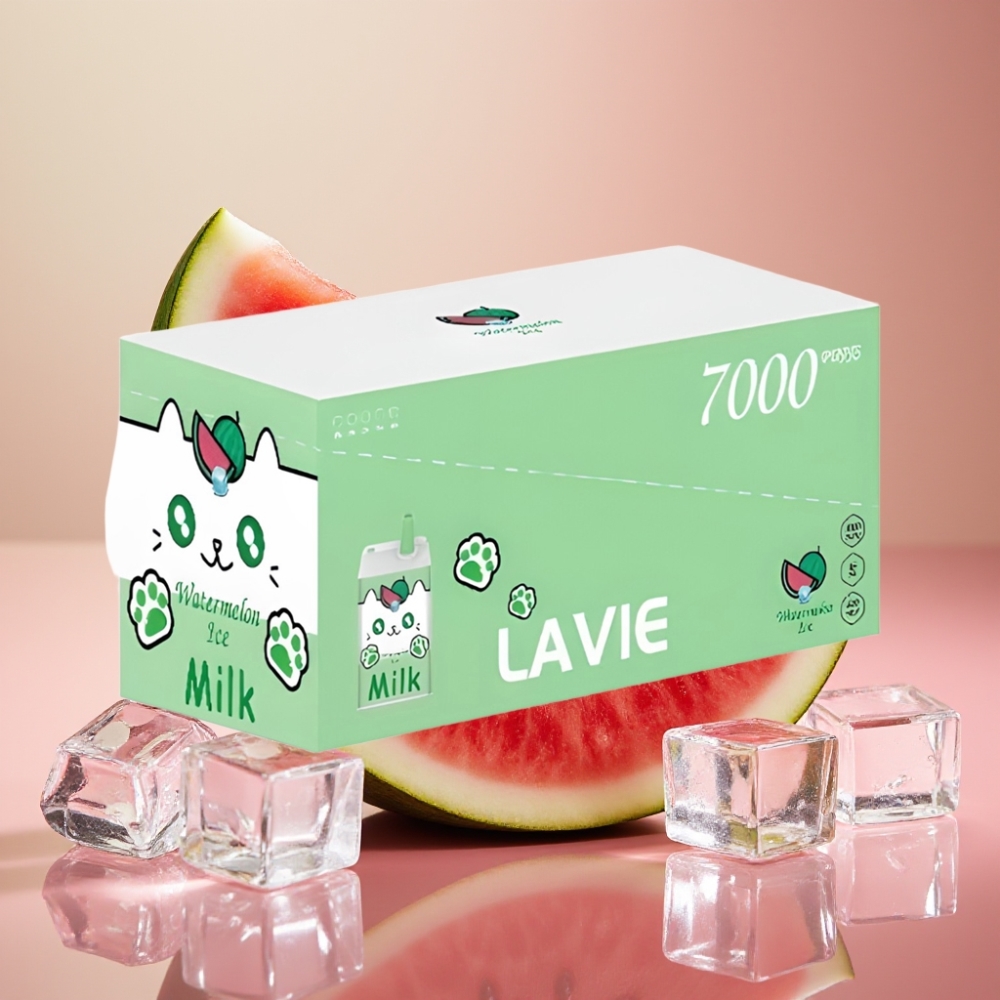 LAVIE Milk 7000 Puffs Vandmelon Is 16ML 5% Nikotin Type C