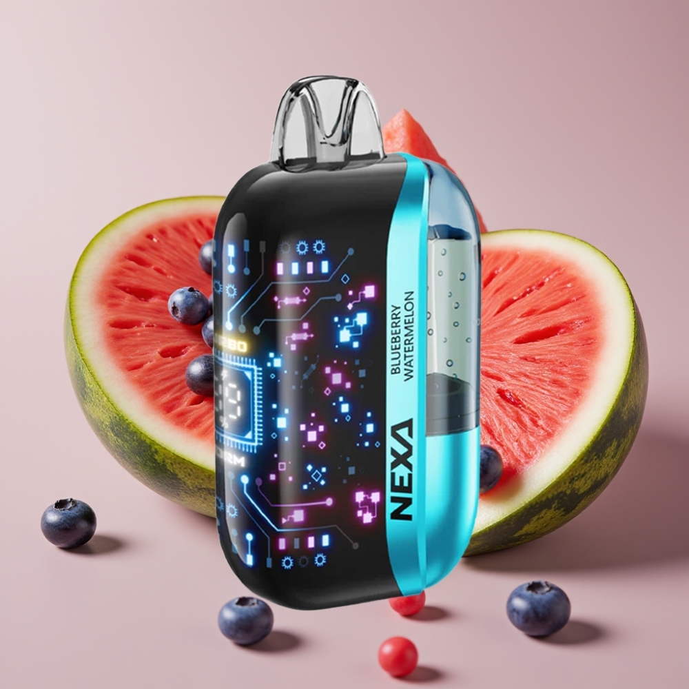 NEXA Ultra 50000 Puffs 20ml 5% Nikotin Blåbær Vandmelon Disposable Vape