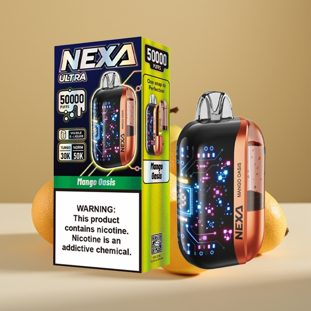 NEXA Ultra 50000 Puffs Disposable Vape Mango Oase 20ml 5% Nikotin