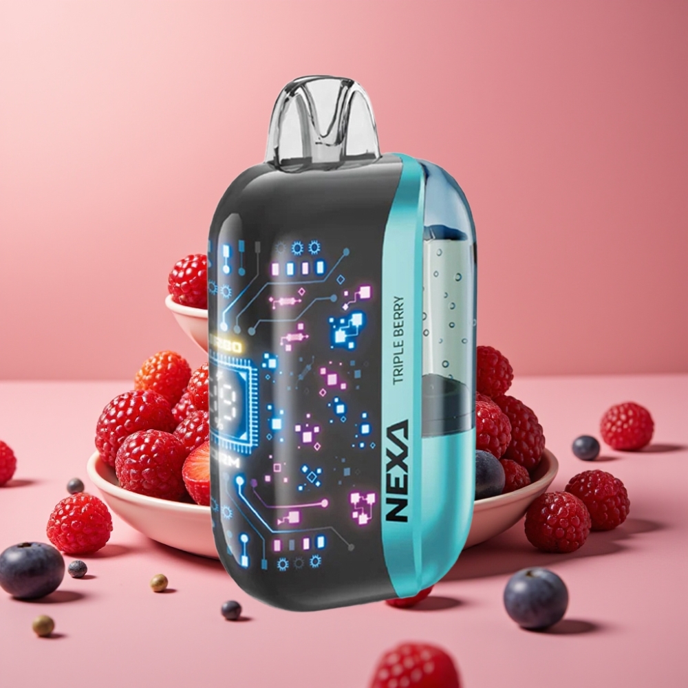 NEXA Ultra 50K Disposable Vape 20ml 5% Nikotin Triple Bær Type-C Opladning