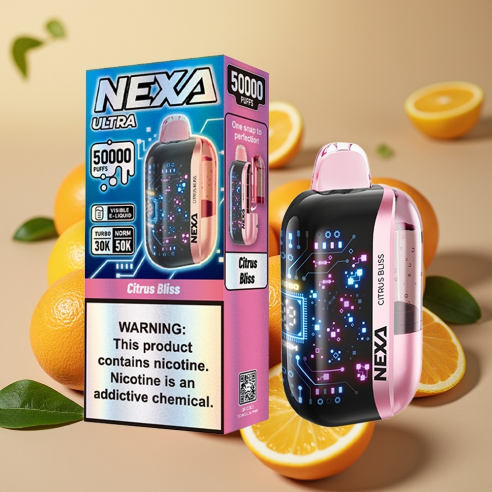 NEXA Ultra 50K Disposable Vape 20ml Citronlyst 50000 Puffs 5% Nikotin Type-C