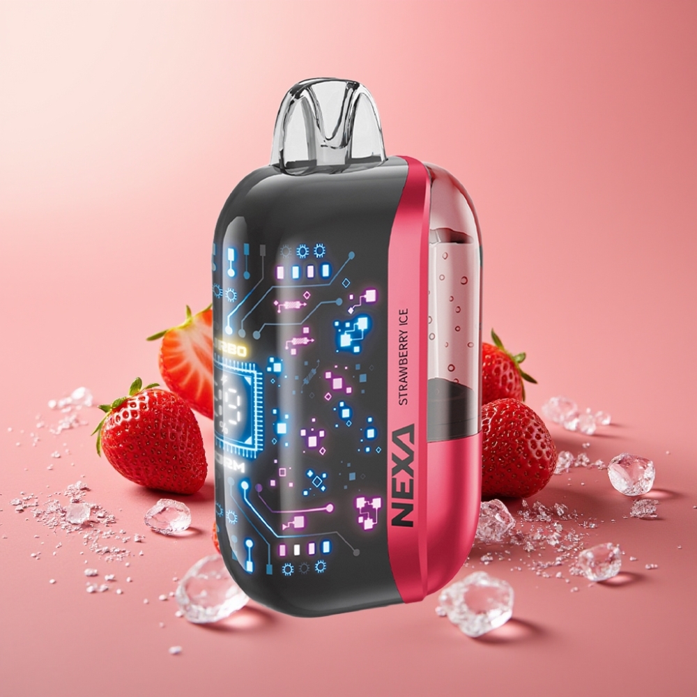 NEXA Ultra 50K Engangs Vape Jordbær Is 20ml 5% Nikotin Type-C