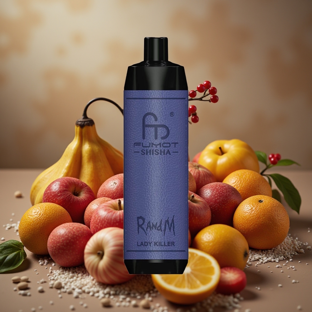 RandM Fumot Shisha 10000 Puffs 18ml Type-C Lady Killer (Dame Dræber)