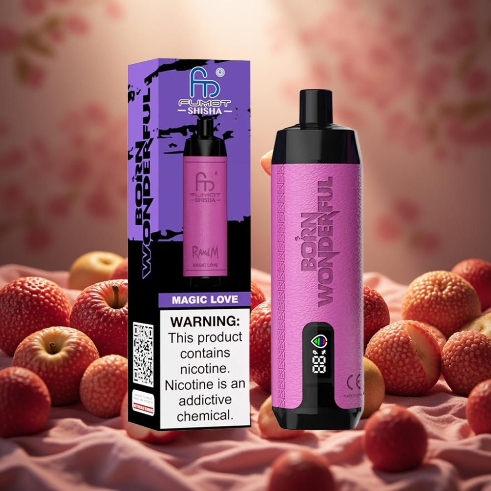 RandM Fumot Shisha 10000 Puffs 18ml Type-C Magisk Kærlighed Disposable Vape