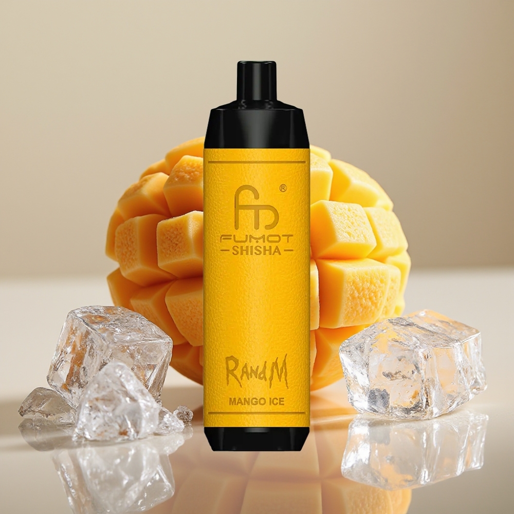 RandM Fumot Shisha 10000 Puffs 18ml Type-C Mango Is Disposable Vape