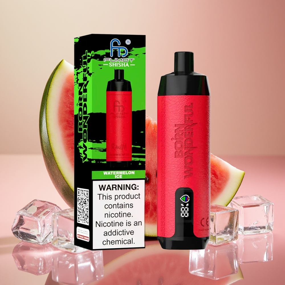 RandM Fumot Shisha 10000 Puffs 18ml Vandmelon Is Type-C 850mAh