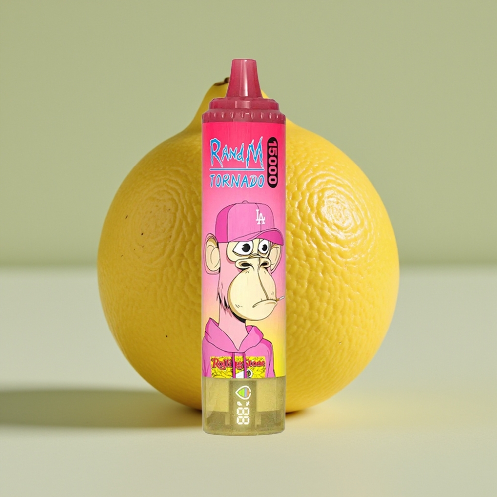 Fumot RandM Tornado 15000 Puffs 25ml 850mAh Citron Mesh Coil Type-C LCD