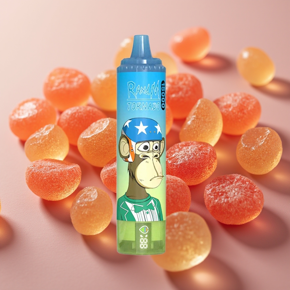 Fumot RandM Tornado 15000 Puffs 25ml 850mAh Gummibjørn Mesh Coil Type-C