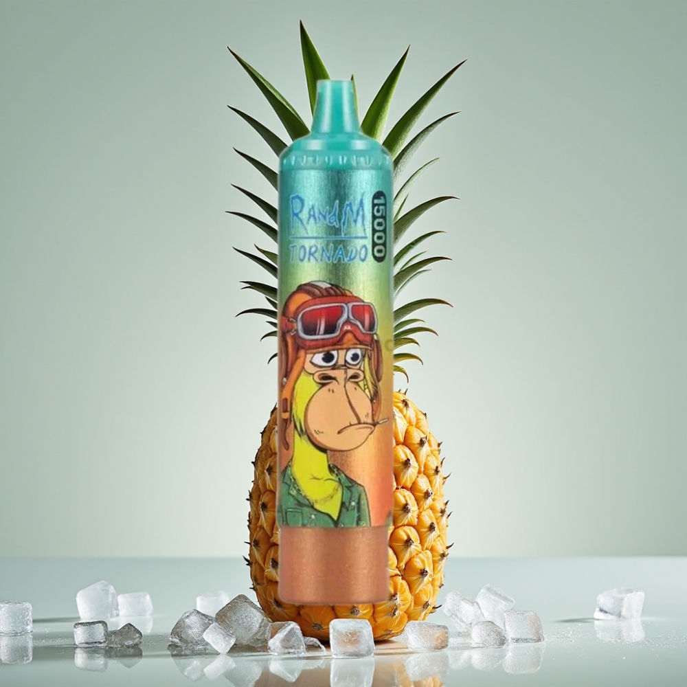 Fumot RandM Tornado 15000 Puffs 25ml 850mAh Isananas Med Is Mesh Coil