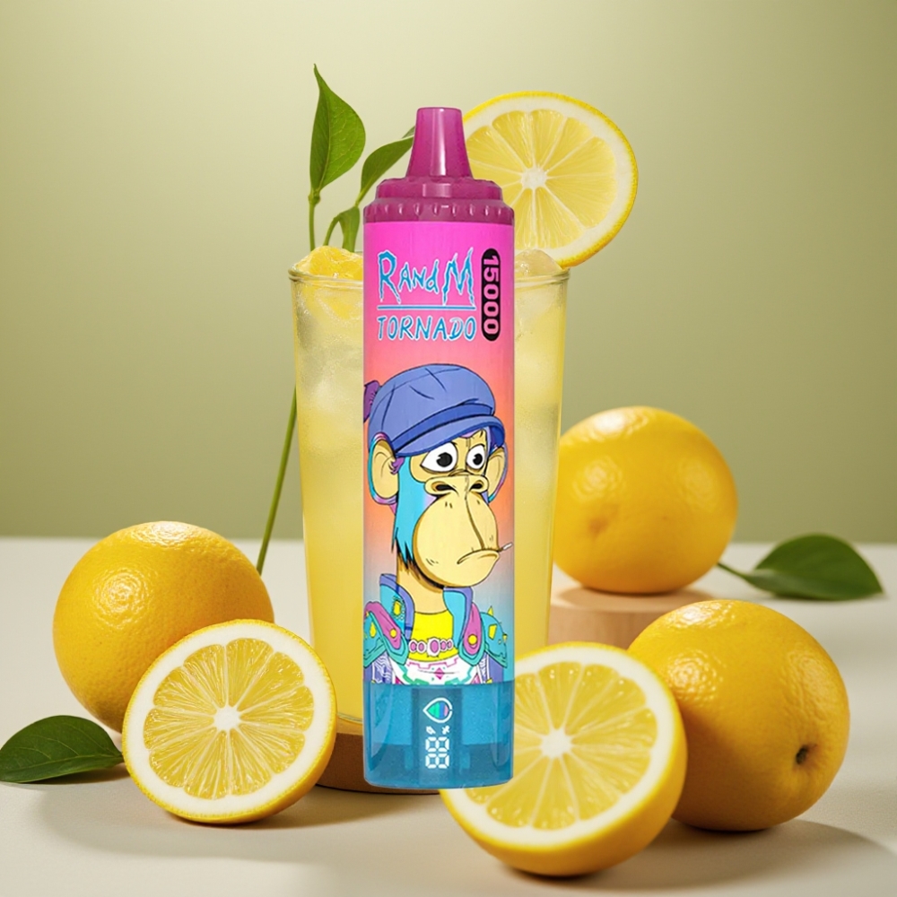 Fumot RandM Tornado 15000 Puffs 25ml 850mAh Iskold Citronvand Mesh Coil