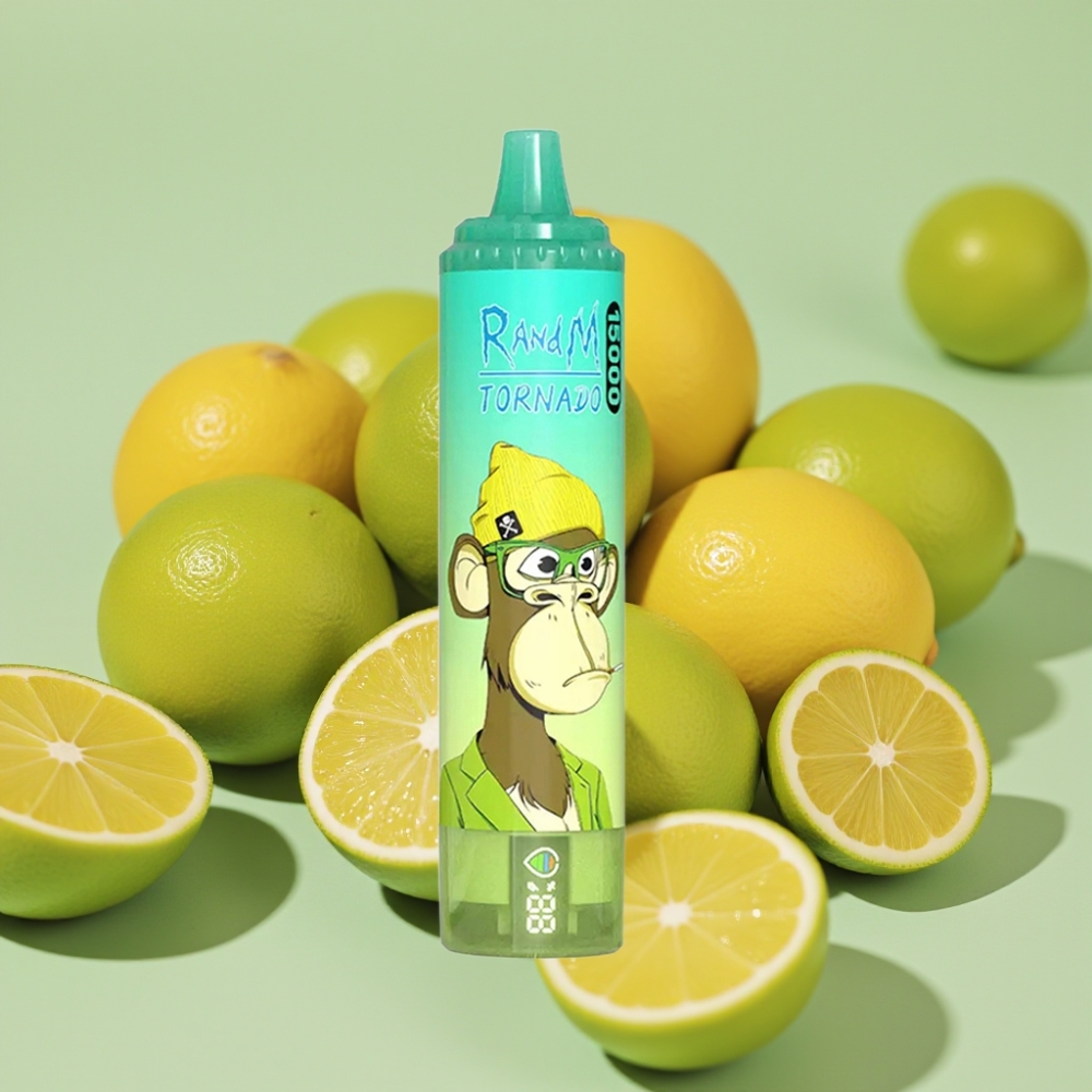 Fumot RandM Tornado 15000 Puffs 25ml 850mAh Mesh Coil Citron Lime