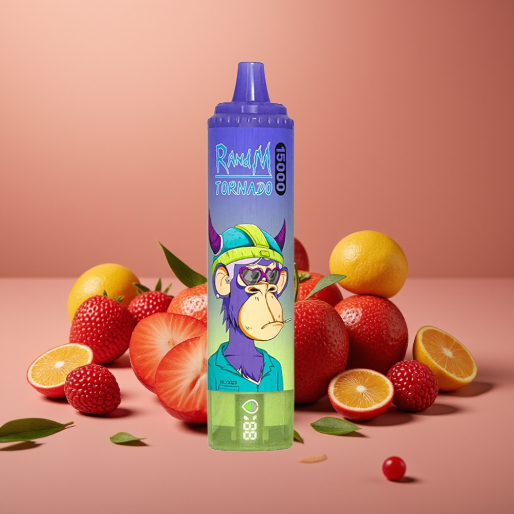 Fumot RandM Tornado 15000 Puffs 25ml 850mAh Mesh Coil Type-C Vimto