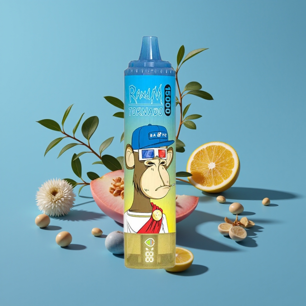 Fumot RandM Tornado 15000 Puffs 25ml 850mAh Type-C Hr. Blå