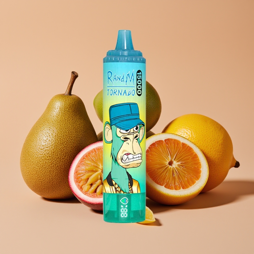 Fumot RandM Tornado 15000 Puffs 25ml 850mAh Type-C Kiwi Passionsfrugt Guava