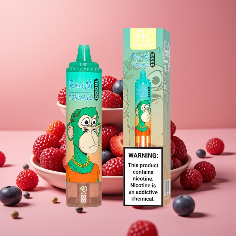 Fumot RandM Tornado 15000 Puffs 25ml 850mAh Type-C Tre Bær